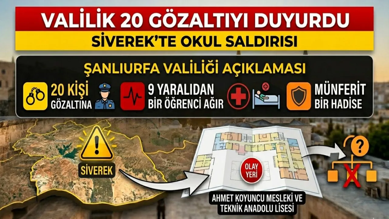  Valilik 20 Gözaltıyı Duyurdu